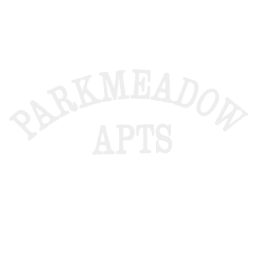 A black and white image of a logo for Parkmeadon APTs.